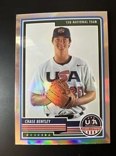 2023 Panini USA Baseball Stars & Stripes - #21 Chase Bentley (RC) SILVER