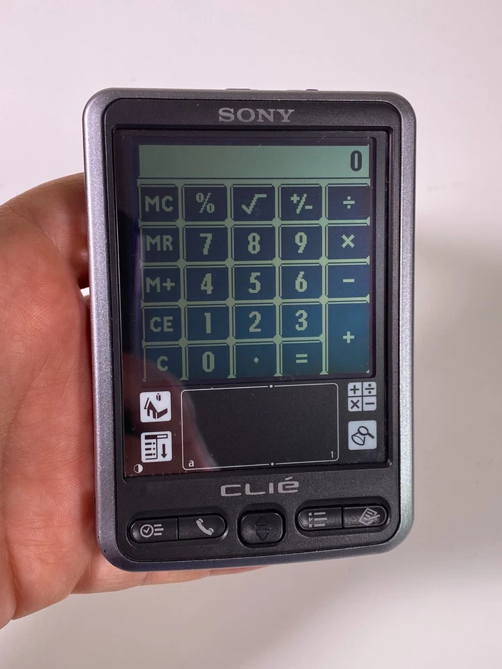 Sony Clie PEG-SL10 Vintage Palm PDA Computer with 128MB Card - Tested Working VG - Image 4 of 4