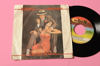 ''CELENTANO 7'''' IL TEMPO SE NE VA ORIGINALE 1980 VG''