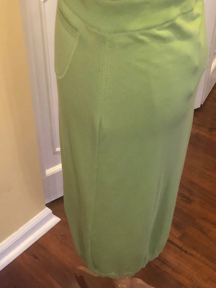 Falda tejida de algodón verde Malo nueva con etiquetas - talla 44 Foto 2 de 4