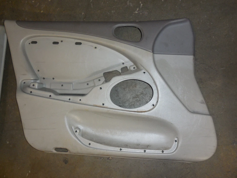 2000-2004 Jaguar S Type Par de Painéis de Porta Interior Dianteiros Nus - Imagem 2 de 4