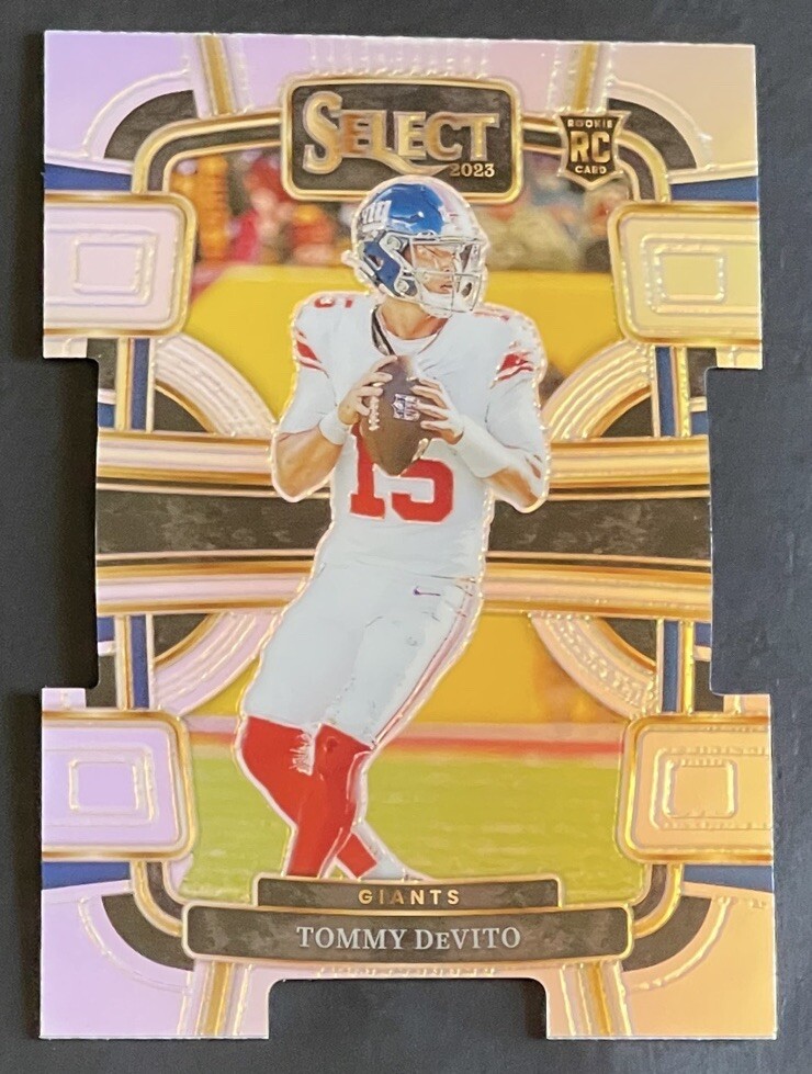 2023 Panini Select Tommy Devito Rookie Die Cut Silver Prizm Concourse RC #73