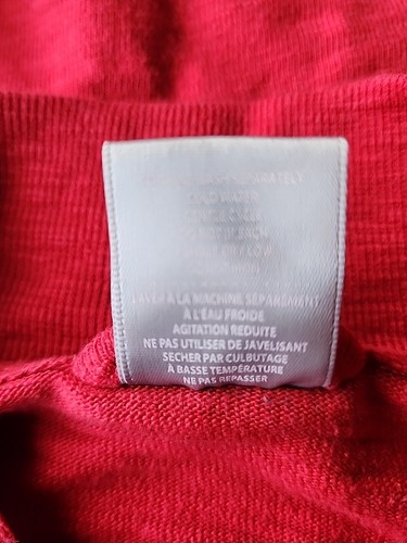Detroit Red Wings 1/2 Zip Knit Pullover Shirt Embroidered Logo NHL Men’s SMALL - Picture 9 of 12