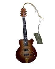 Midwest-CBK Brown Acrylic 6 String Electric Guitar Christmas Ornament 7inch