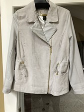 Iman Suede And Ponte Moto Jacket, L