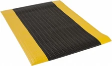 PRO-SAFE 3' Long x 2' Wide, Dry Environment, Anti-Fatigue Matting Black with ...