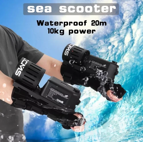 2 hosts scooter submarino marino 118 WH propulsor de natación buceo tabla flotadora eléctrica - Imagen 1 de 22