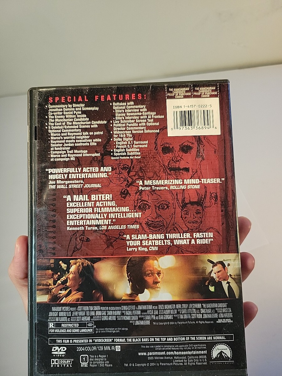 The Manchurian Candidate (DVD, 2004, Widescreen Version