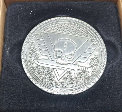 Warhammer 40k Kill Team Icon Organised Play Silver Medal New in Box