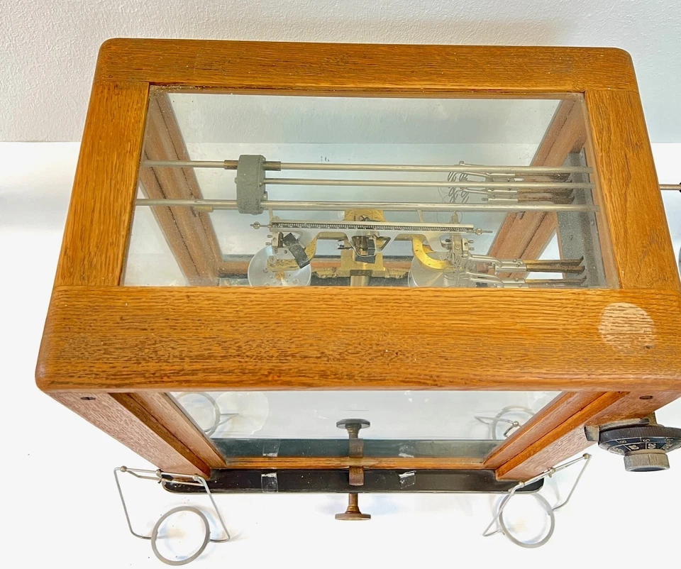 Feinwaage Präzisionswaage Labor Waage Apotheker Oschatzer Waagenfabrik Analyse - Bild 3 von 4