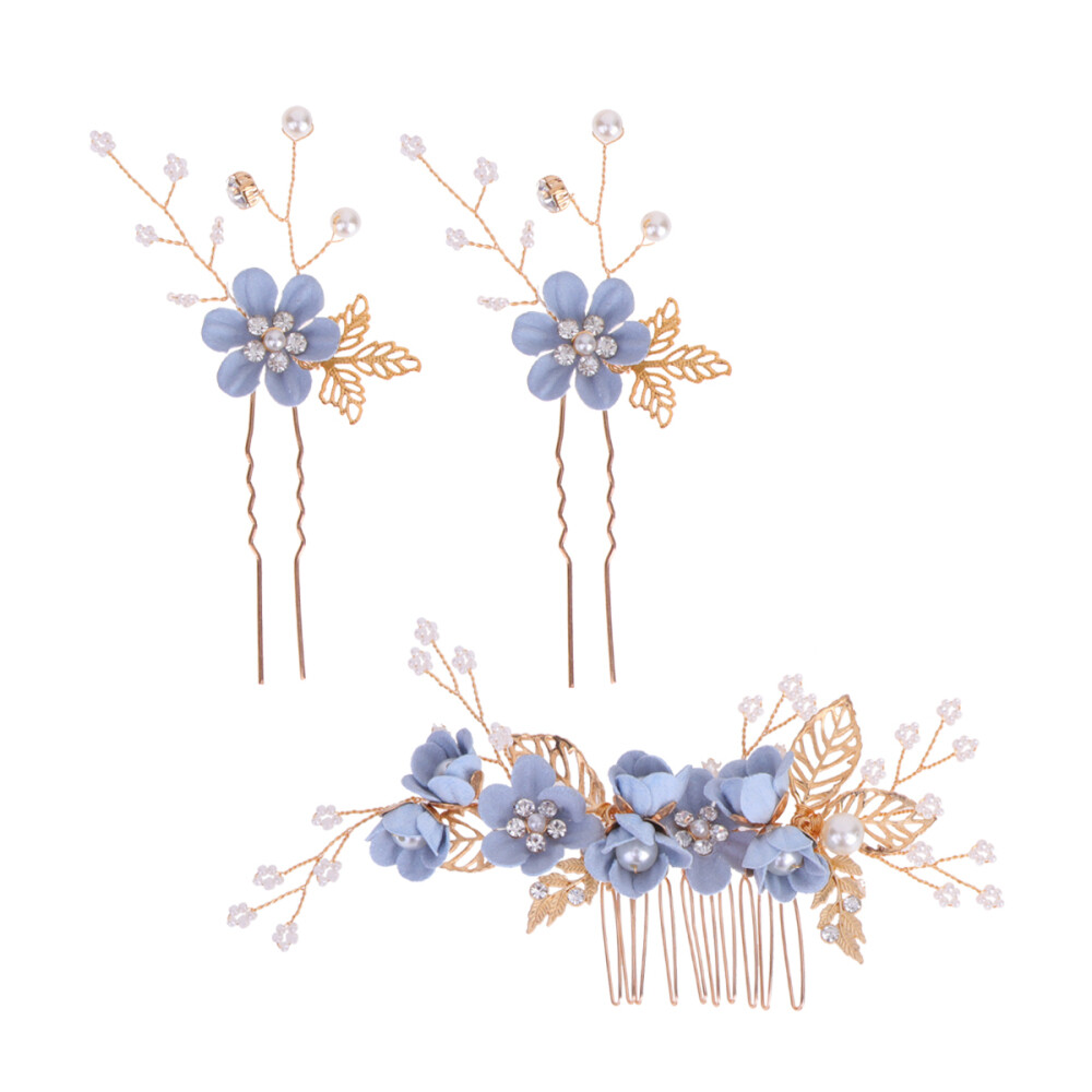 3 Pcs Flower Girl Hair Accessories Flowergirl Accessory Comb eBay