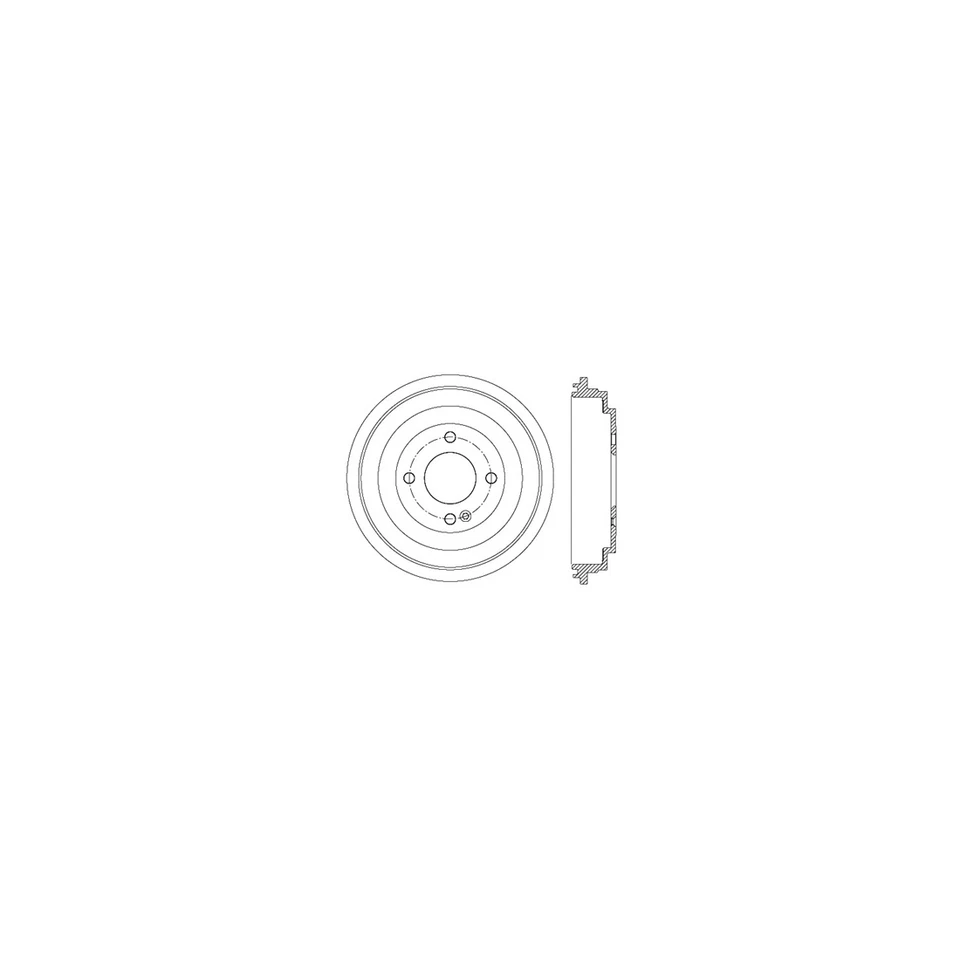 Tambor de freno trasero compatible con Hyundai Accent 2013 2014 2015 2016 2017 2019 2 piezas Foto 3 de 4