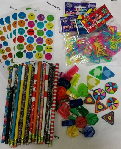 Kids Children Gift Party Loot Bag Eraser Rubber Pencil Stickers Stationery more - Picture 2 of 7