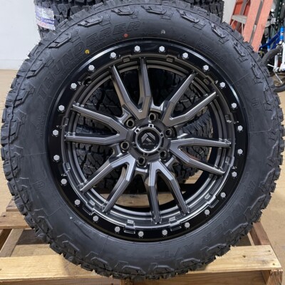 4 20x9 Fuel Rebel D680 Gray Wheels 2755520 32