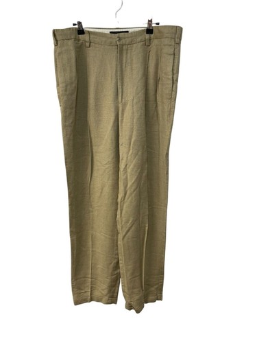 Banana Republic Linen Dress Pants Khaki Men’s Size 36 Long Straight