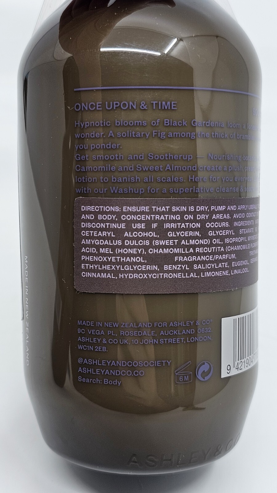 Ashley & Co Sootherup Hand & Body Lotion Once Upon A Time 16.91 oz Fig Leaves