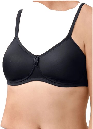 Amoena Sarah Front-Fastening Soft Bra - Post-Surgical Compression Bra, Black, 36A - View #10
