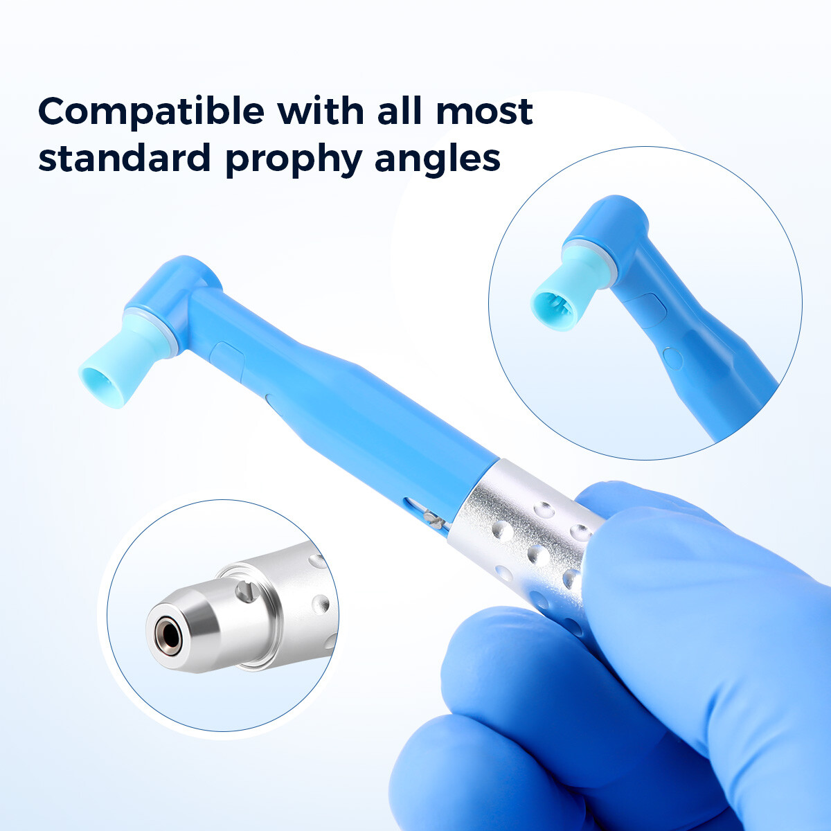 360° Swivel Dental Hygiene Prophy Handpiece Air Motor 4