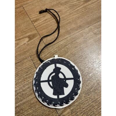 Undercover Supreme Public Enemy Medallion Zipper Leather Pouch Bag