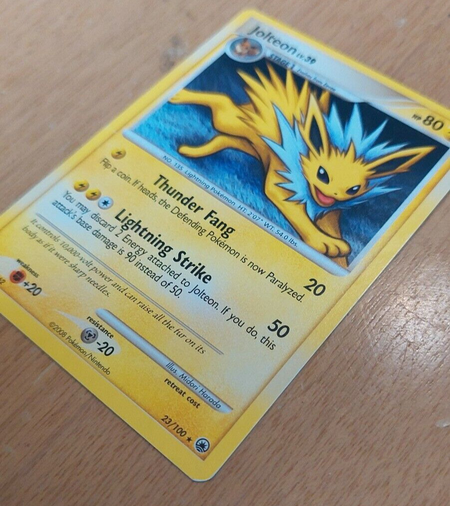 Jolteon 23/100 Pokemon card -LP