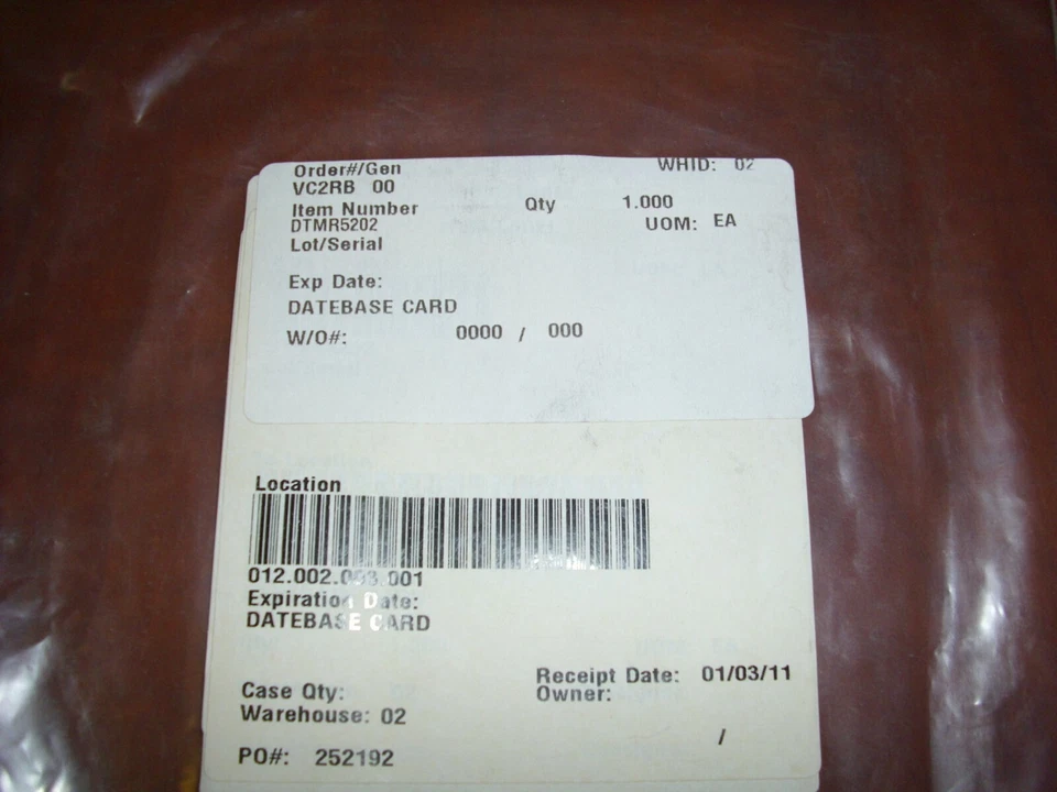 Tarjeta de base de datos Jeppesen Navdata DTMR5202 Foto 2 de 2