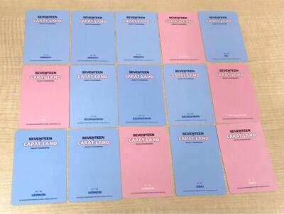 SEVENTEEN Trading Card lot set 40 Carat Land 2023 Woozi