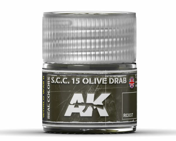S.C.C. 15 Olive Drab (10 ml) RC037 - ak-interactive modellismo