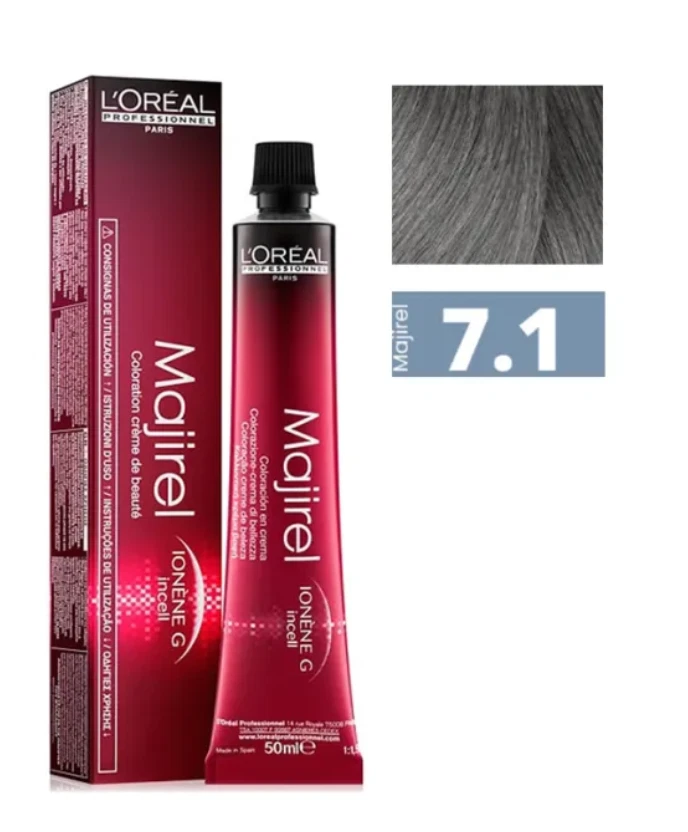 WELLA Rubio Ceniza 7.1 - Majirel Loreal Profesional