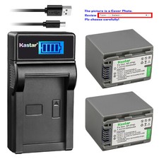 Kastar Battery LCD USB Charger for Sony NP-FP90 NP-FP91 Sony DCR-DVD405 DVD405
