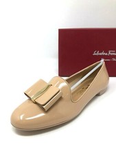 New Salvatore Ferragamo Womens Shoes Flats Elisabel Size 6.5 7.5 8.5 36.5 37.5 