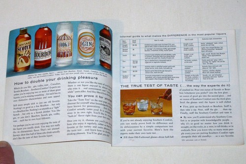 Vintage SOUTHERN COMFORT How to Make 46 GREAT DRINKS at HOME Bar Recipe Booklet! - Imagen 3 de 4