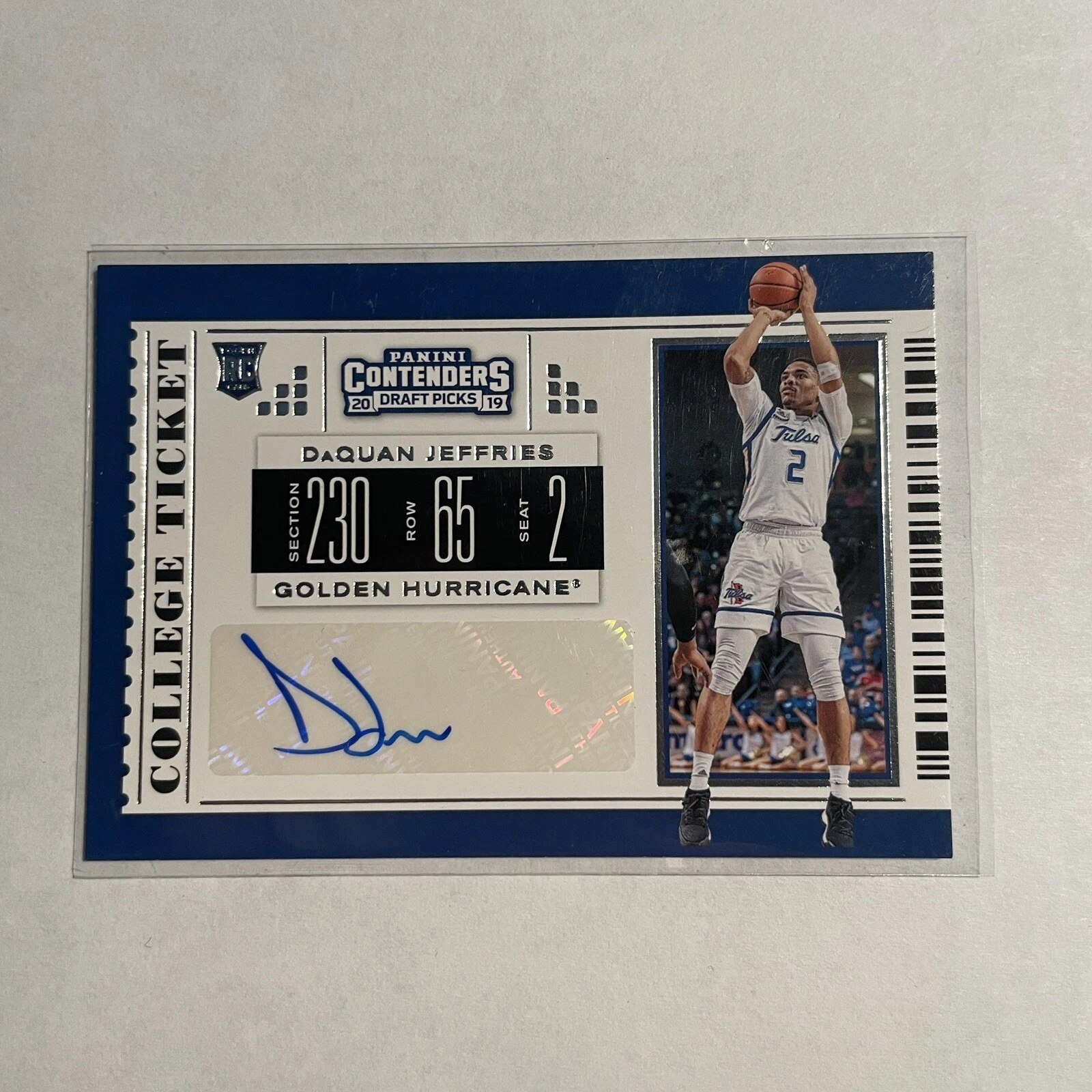 Daquan Jeffries trading card