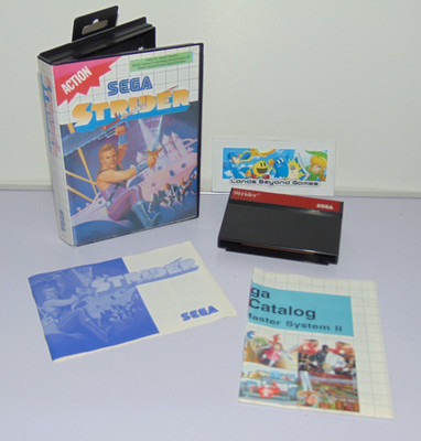 Strider Sega Master System Videospiel PAL CIB sehr guter Zustand