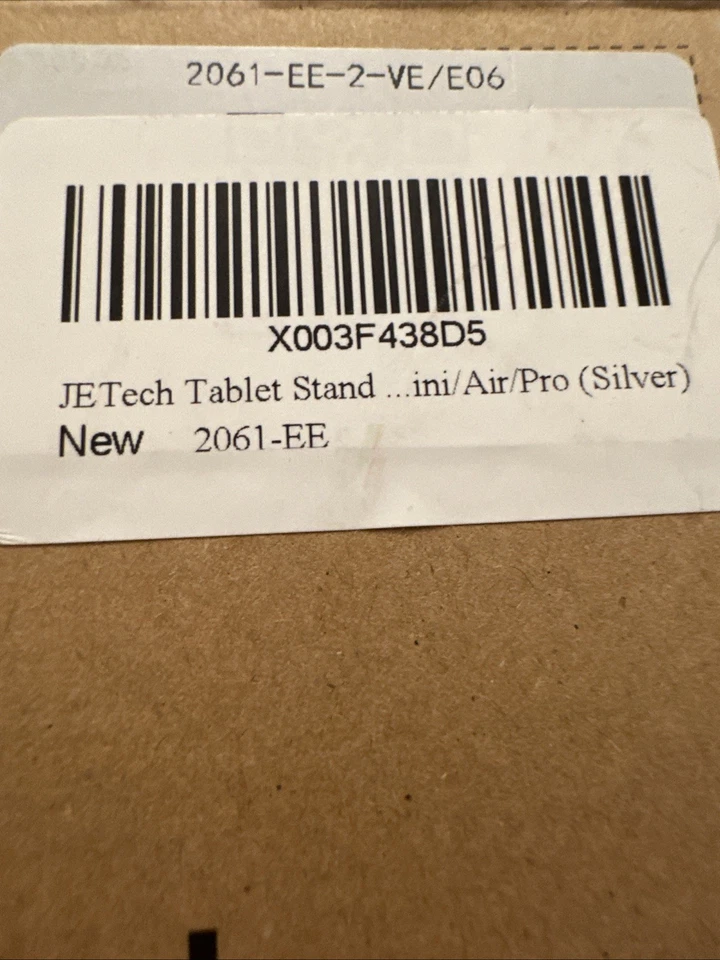 Soporte para Tableta JETech, Soporte de Escritorio Portátil Ajustable, Plateado Foto 4 de 4