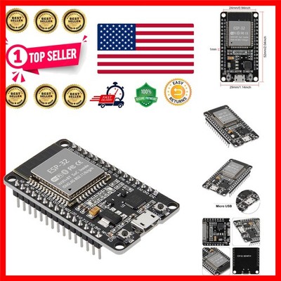 1 PCS ESP32 Development Board - Dual-Mode WiFi + Bluetooth for Arduino Projects