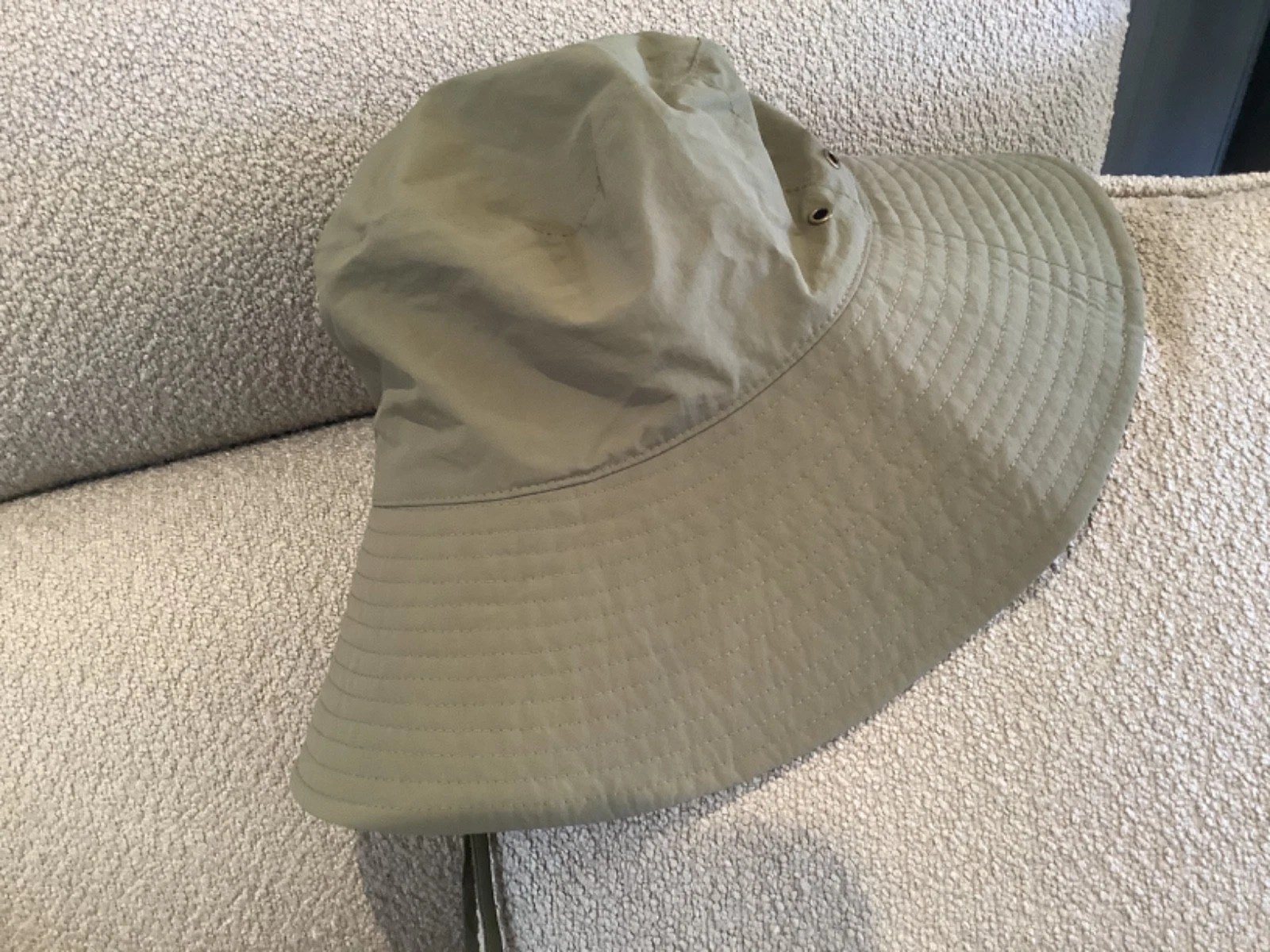Failsworth Traveller Cotton Hat sun hat khaki blue cotton sample new 58 cm