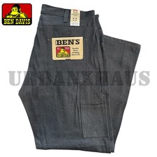 BEN DAVIS MEN'S CHARCOAL DENIM CARPENTER JEANS 30 to 50 