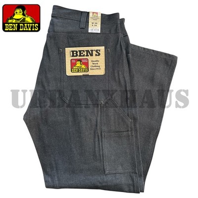 BEN DAVIS MEN'S CHARCOAL DENIM CARPENTER JEANS (30 to 50)