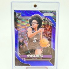 2025-26 Panini Prizm Olivia Miles Blue Wave RC #123 /249 Minnesota Lynx