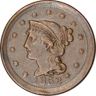 Photo of a 1852-P Large Cent from an eBay listing that sold on Jul 21, 2026