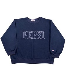 Vintage 90s Pepsi Soda Promotional Crewneck Sweatshirt Size Large