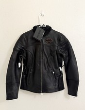 Harley-Davidson Women's Miss Enthusiast 2.0 Leather 3-in-1 Jacket Size Medium