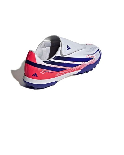  Fußballschuhe Fußball Jungen Kinder Adidas F50 Hyperfast Club Turf Weiß  - Bild 4 von 20