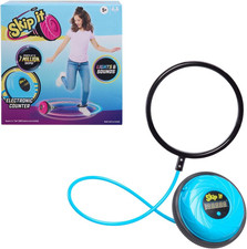 Skip It Retro Outdoor Toy, Light up Ball and Digital Counter, Blue, 31-Inch