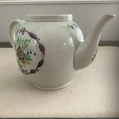 VTG Adams Royal Ivory England Calyx Ware 2475 Floral Tea Pot wo Lid Hand Painted - Picture 6 of 23