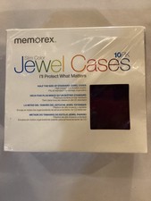 Memorex Slim Color Jewel Cases 10 Pack Multicolored New In Package