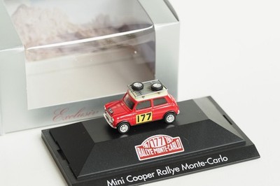 Mini Cooper Rallye Monte-Carlo 1967   #177   1:87 (H0)   Vitrine