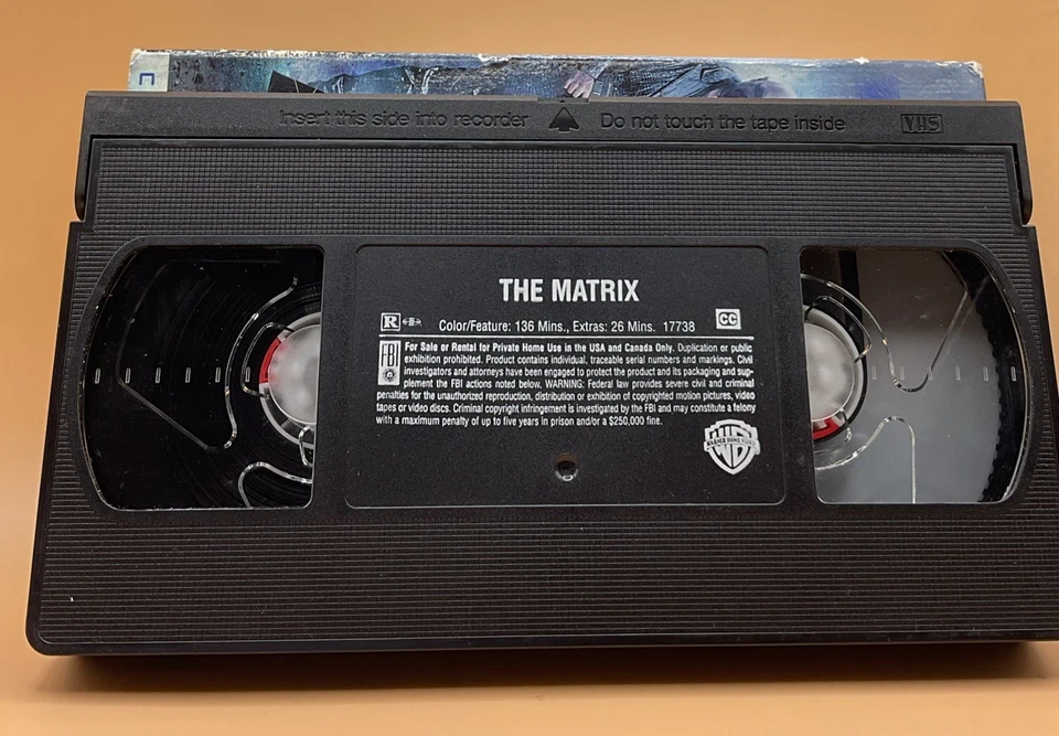 The Matrix VHS 1999 Collector's Edition Keanu Reeves **Buy 2 Get 1 Free** - Image 3 of 3