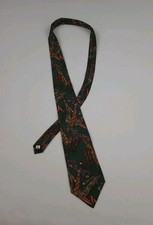 Vintage Polo Ralph Lauren Tie Suspenders Multicolor Pattern Silk Neck Tie RL USA