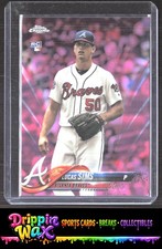 🔥Lucas Sims 2018 Topps Chrome Pink Refractor #42 SKU21-3🔥